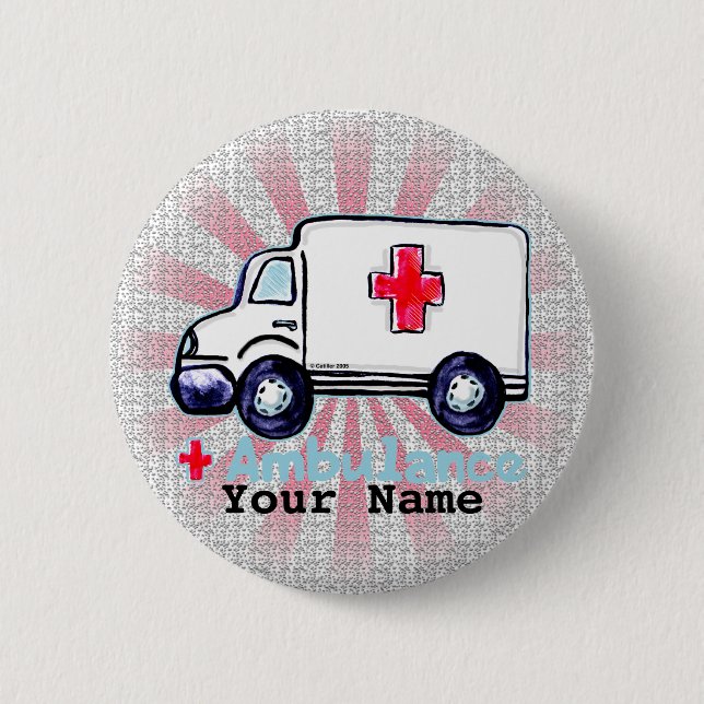Ambulance round pin (Front)