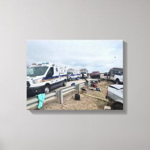 Ambulances Canvas Print