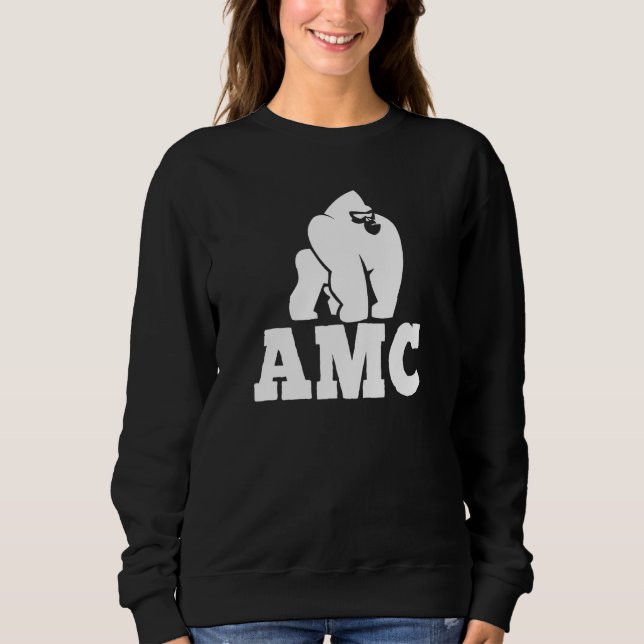 AMC - Apes Together Strong - Stock Hodl To The Moo Sweatshirt (Front)