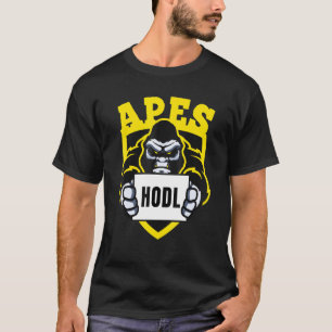 Amc  Apes Together Strong  Stock Hodl To The Moon  T-Shirt