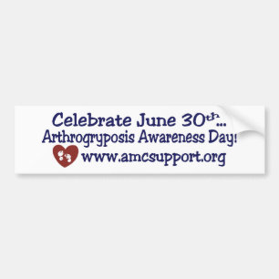 AMC Awareness Day Bumper Sticker