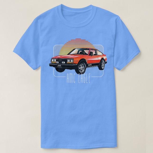 AMC Eagle Retro Classic  Lover Design 1 T-Shirt (Design Front)