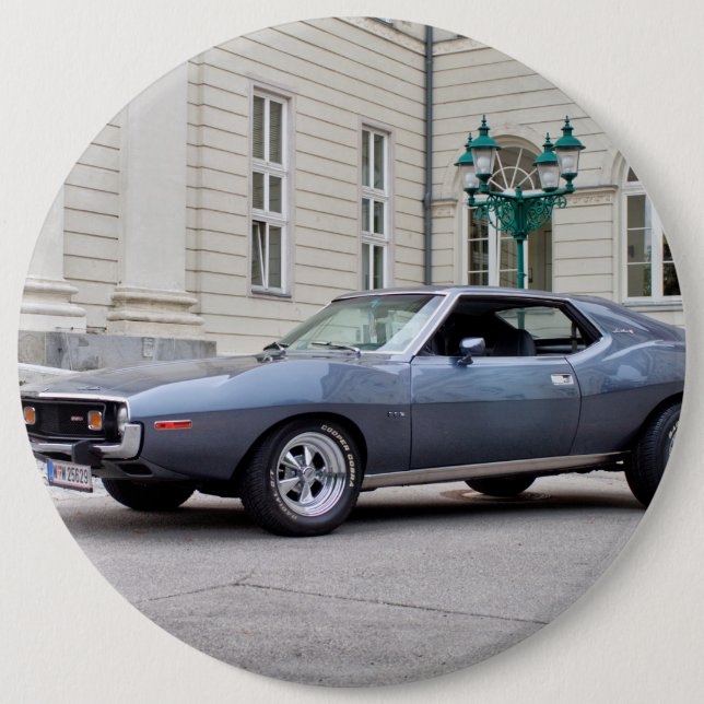AMC Javelin SST 1974 6 Cm Round Badge (Front)