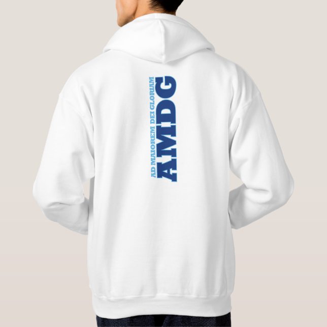 AMDG - Ad Maiorem Dei Gloriam Hoodie (Back)