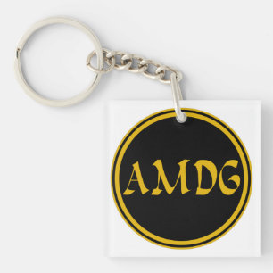 AMDG KEY RING