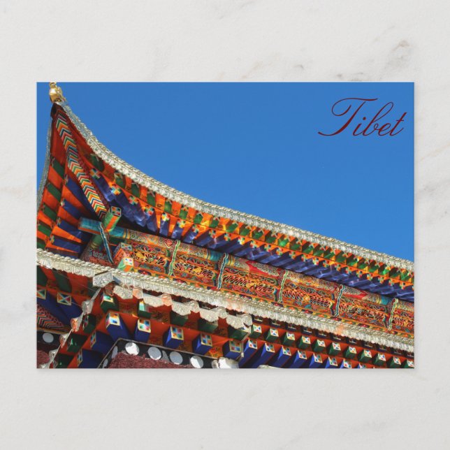 Amdo Tibetan Temple Postcard (Front)