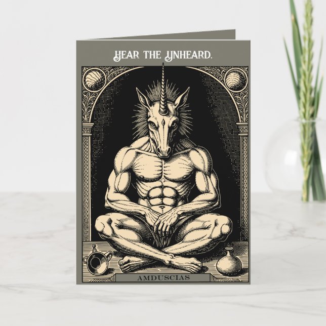 Amduscias A Haunting Hybrid Card (Front)