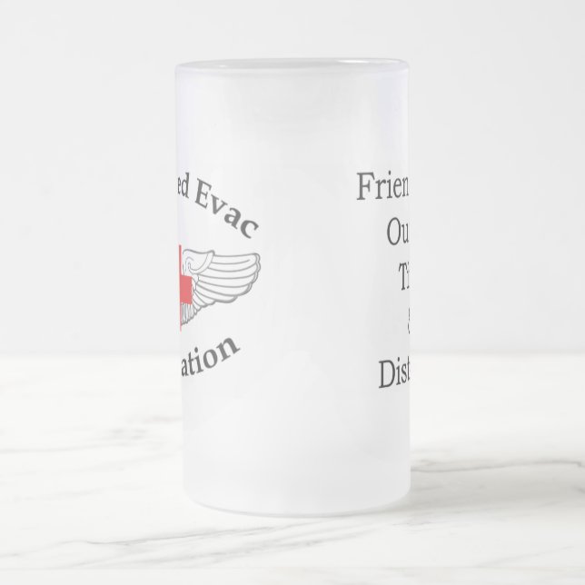 AMEA Logo Friendship Glass Mug (Center)