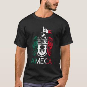 Ameca Jalisco Estado De Mexico Escudo Eagle Aguila T-Shirt