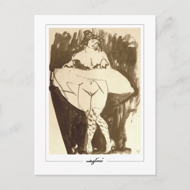 Amedeo Modigliani #168 - Fine Art Postcard (Front)