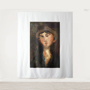 Amedeo Modigliani art painting Tapestry