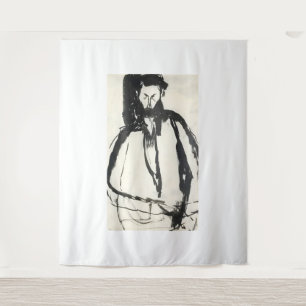 Amedeo Modigliani art style Tapestry