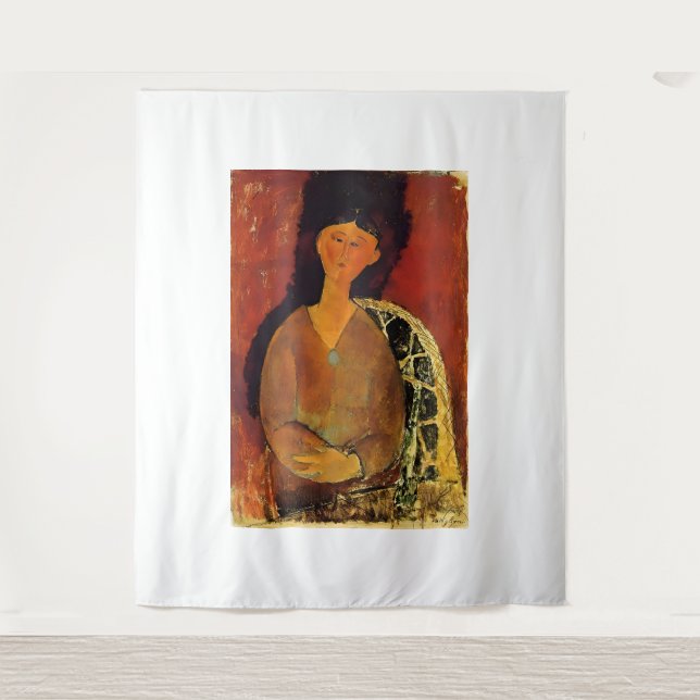 Amedeo Modigliani art style Tapestry (Front)