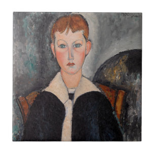 Amedeo Modigliani - Boy in Sailor Suit Tile