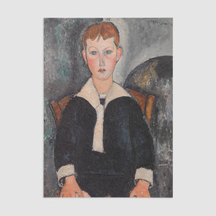 Amedeo Modigliani - Boy in Sailor Suit Tissue Paper