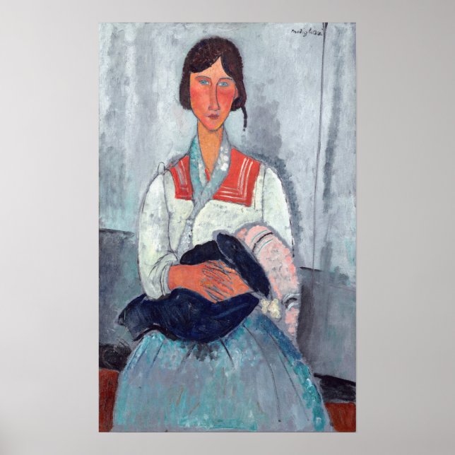 Amedeo Modigliani - Gypsy Woman with Baby Poster (Front)