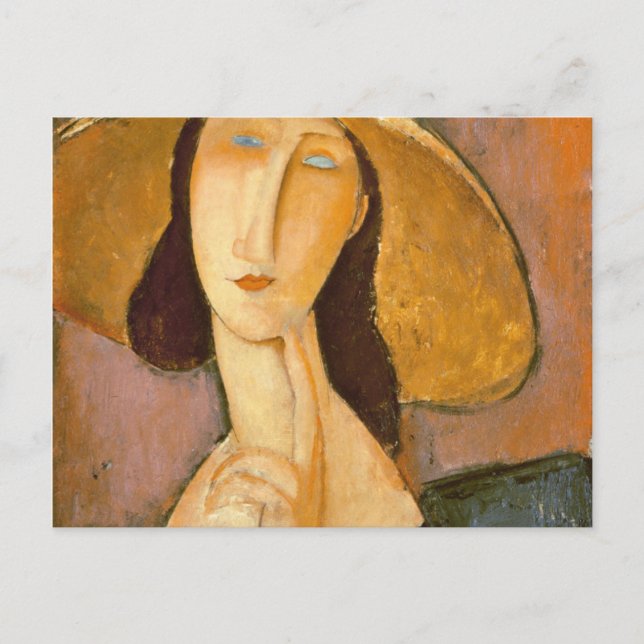 Amedeo Modigliani - Head Of A Woman Postcard (Front)