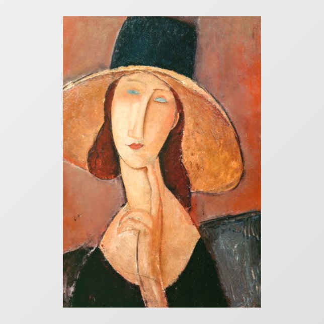 Amedeo Modigliani - Jeanne Hebuterne in Large Hat (Sheet)