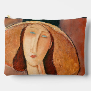 Amedeo Modigliani - Jeanne Hebuterne in Large Hat Accessory Pouch