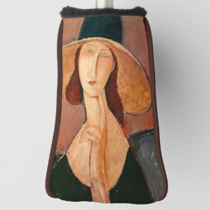 Amedeo Modigliani - Jeanne Hebuterne in Large Hat Golf Head Cover