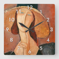Amedeo Modigliani - Jeanne Hebuterne in Large Hat