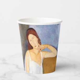 Amedeo Modigliani - Jeanne Hebuterne Paper Cups
