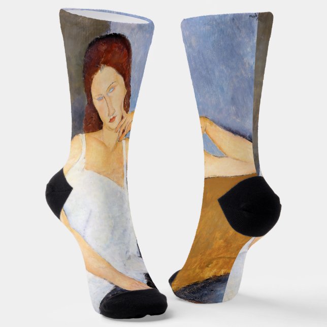 Amedeo Modigliani - Jeanne Hebuterne Socks (Angled)