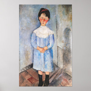 Amedeo Modigliani - Little Girl in Blue Poster