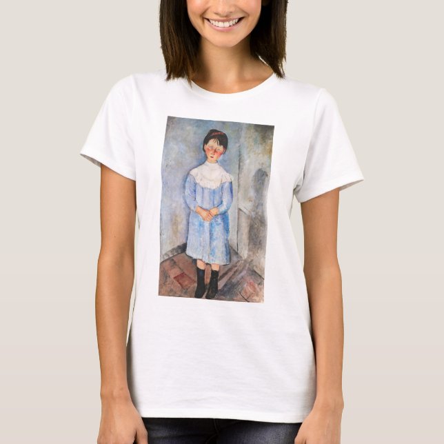 Amedeo Modigliani - Little Girl in Blue T-Shirt (Front)