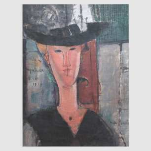 Amedeo Modigliani - Madame Pompadour Tissue Paper
