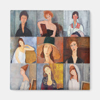 Amedeo Modigliani - Masterpieces Collage