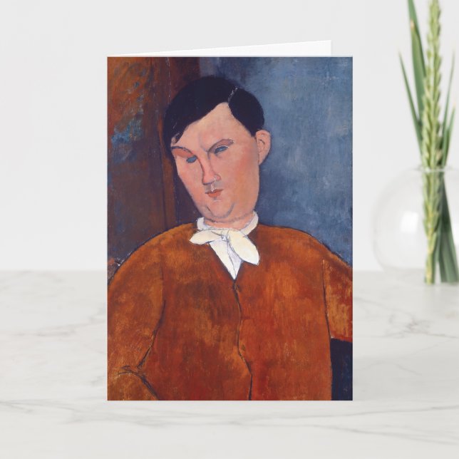 Amedeo Modigliani - Monsieur Deleu Card (Front)