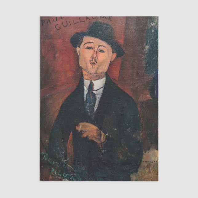 Amedeo Modigliani - Paul Guillaume, Novo Pilota Tissue Paper (Creator Uploaded)