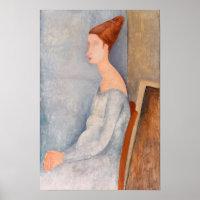 Amedeo Modigliani - Portrait Jeanne Hebuterne #3