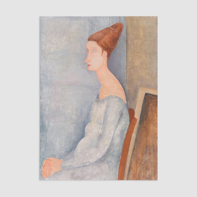 Amedeo Modigliani - Portrait Jeanne Hebuterne #3 Tissue Paper (Creator Uploaded)