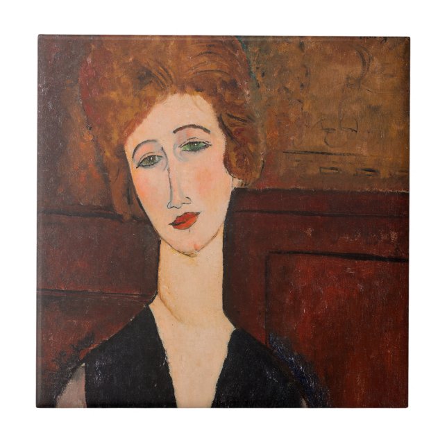 Amedeo Modigliani - Portrait of a Woman Tile (Front)