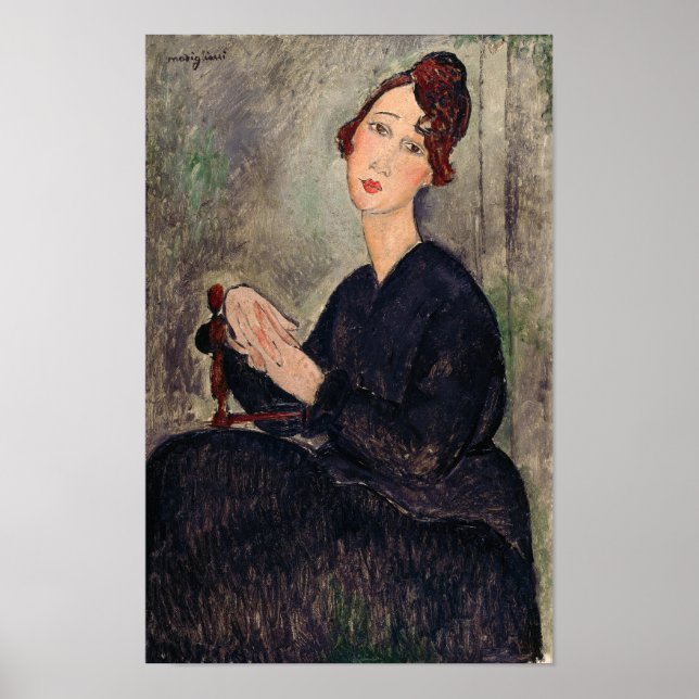 Amedeo Modigliani - Portrait of Dedie Hayden Poster (Front)