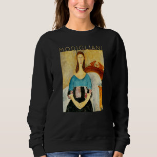 Amedeo Modigliani Portrait Of Jeanne Hebuterne For Sweatshirt