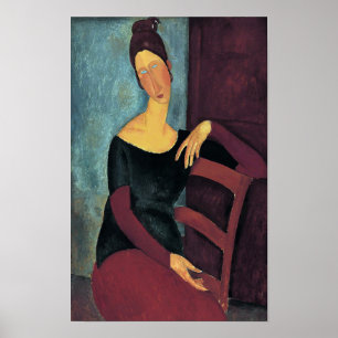 Amedeo Modigliani, Portrait of the Artist's Wife Poster