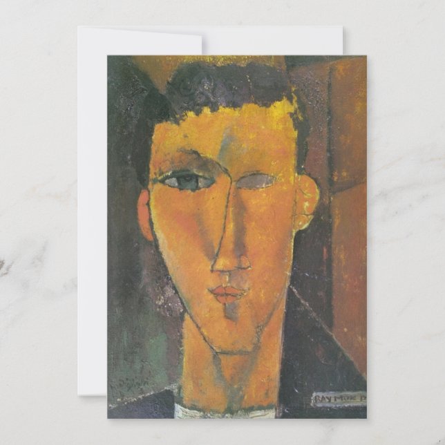 Amedeo Modigliani - Raymond Radiguet Invitation (Front)