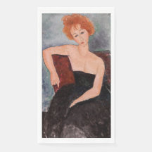 Amedeo Modigliani - Redheaded Girl Evening Dress