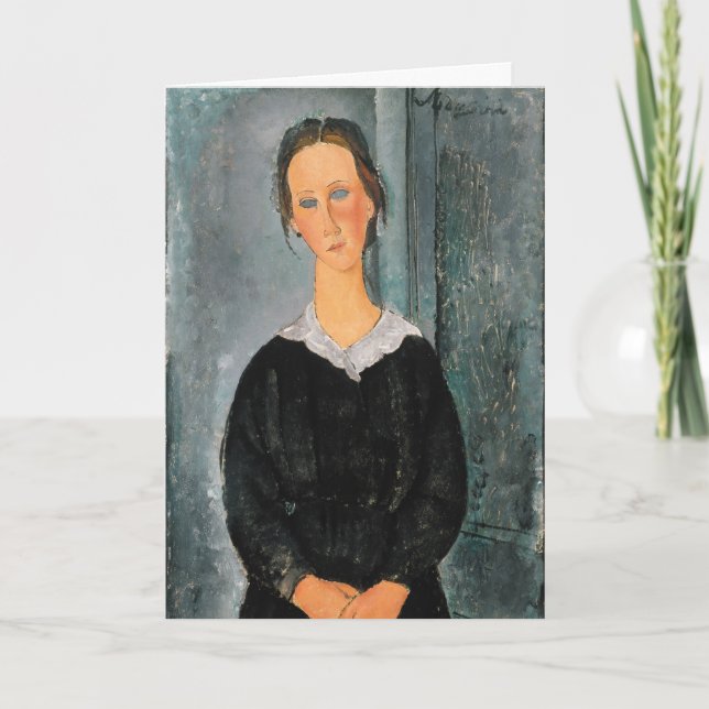 Amedeo Modigliani - Servant Girl Card (Front)