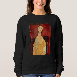 Amedeo Modigliani Woman With A Fan For Artists Sweatshirt