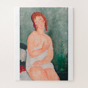 Amedeo Modigliani - Young Woman In A Shirt Jigsaw Puzzle