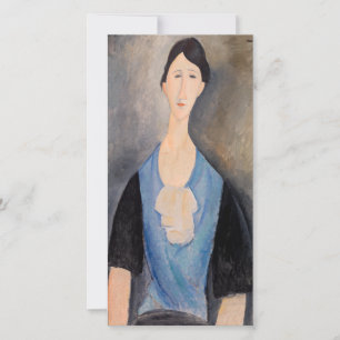 Amedeo Modigliani - Young Woman in Blue Thank You Card
