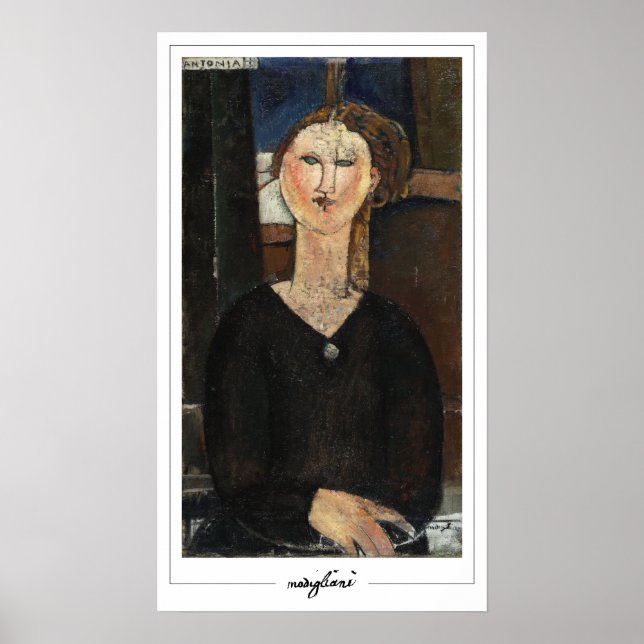 Amedeo Modigliani Zedign Art Poster #7 (Front)