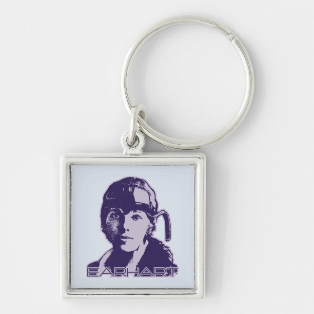 Amelia Earhart - 2 Key Ring (Front)