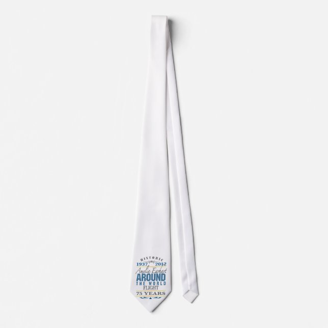 Amelia Earhart 75 Year Anniversary Tie (Front)