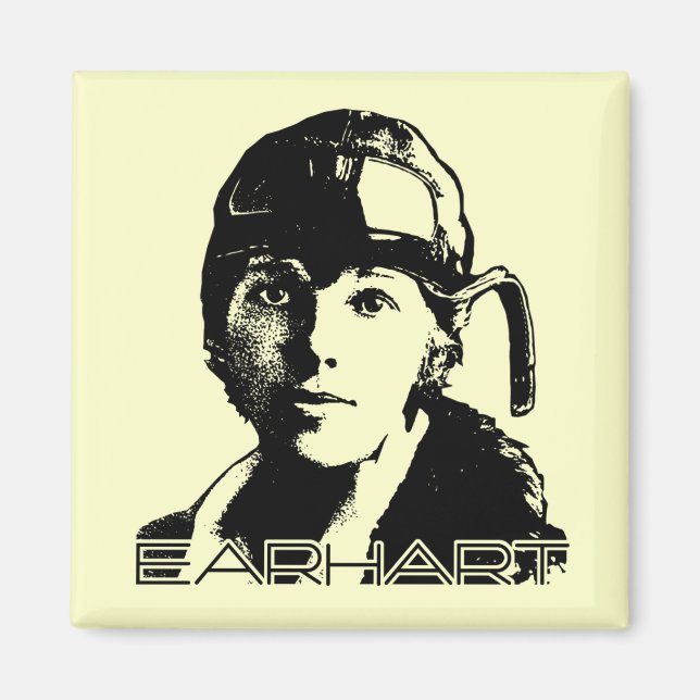 Amelia Earhart Magnet (Front)