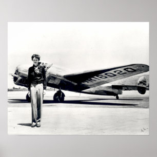 Amelia Earhart standard size Poster